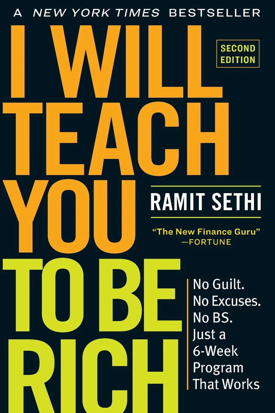 I Will Teach You to Be Rich: No Guilt. No Excuses. Just a 6-Week Program That Works book cover